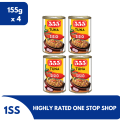 555 Tuna Sizzling Sisig, 155g set of 4. 