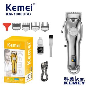 KEMEI KM-1986 ปัตตาเลี่ยนตัดผมไร้สาย   มีจอ LED  (พร้อมส่ง)