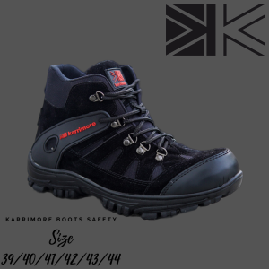 PROMO COD Sepatu Pria Karrimor Summit Boots Safety Hiking Gunung Tracking Olahraga Outdoor Anti Selip / Bots Sefty Cowok Keren Trendy Kekinian Murah / Sepatu Laki-Laki Terlaris