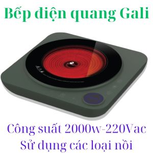 Bếp điện từ đơn Gali thân nhựa công suất 2000w bếp điện bếp quang không kén nồi điều chỉnh nhiệt độ nấu theo nhu cầu hàng nhập khẩu bảo hành 12 tháng Alate store