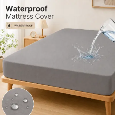 CASA Raya Tilam Mattress Kids Mattress Waterproof Bedsheet Mattress Protector Cover Foldable Bed Sheet Protector King Queen Super Single Single