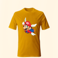BAJU atasan kaos PD MARIO FLY  DEWASA ANAK UNISEX SIZE S-M-L-XL-XXL  - FASHION kaos HARGA SATUAN. 