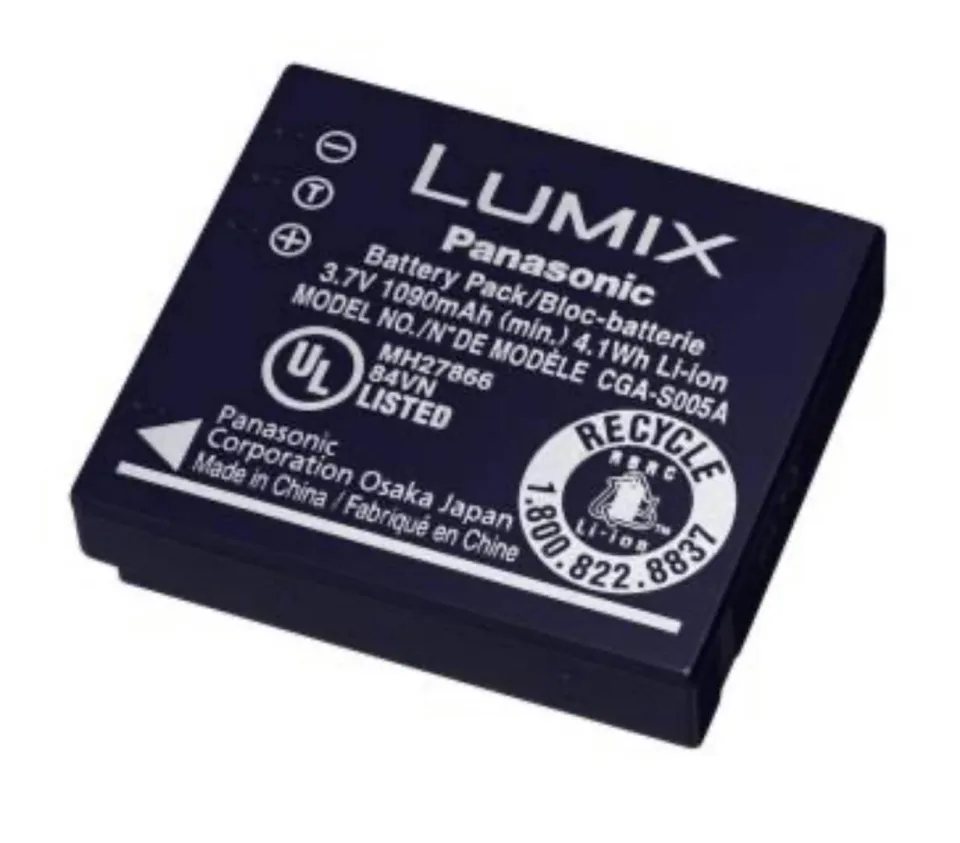 Batterie Compatible Panasonic CGA-S005 – Pour Appareils Photo Lumix FS2, FX01, FX8, FX9 Et Autres