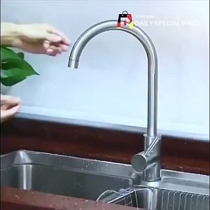 Universal Stainless Steel Faucet Extender 360 Degree Flexible Nozzle Water Saving Sink Tap Extender