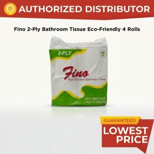 Fino Eco-Friendly 2-Ply Bathroom Tissue 1/4/9 Rolls – Soft Thick Sulit