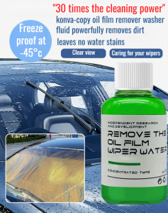 ⚡Hot⚡Enhanced Glass Car Wash Maintainer Crystallized cleaner Cleaning and maintenance Window transparentness line of sight penetration Restoration Glass Cleaning Spray