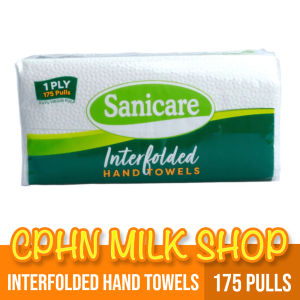 Sanicare Regular Interfolded Paper Towel 175-Pulls 1-Ply