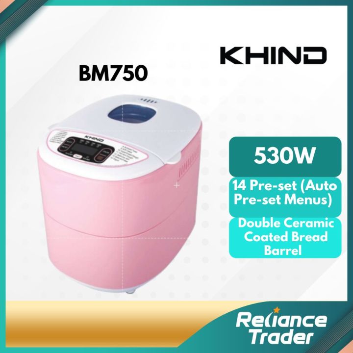 Khind Bread Maker (530W) BM750 / Morgan (550W) MBM-DOU20 | Lazada