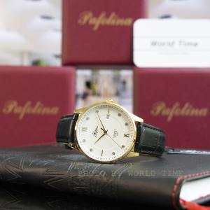 Đồng hồ nam pin pafolina 5034m full hộp thẻ bảo hành 3 năm sapphire chống xước chống nước