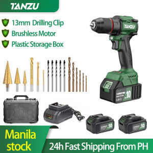 Tanzu TZ-Z-90 13mm Chuck Brushless Cordless Drill Impact Drill Screw Driver for Drilling Wood Concrete Wall Metal Plate