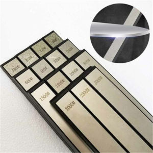 80-3000# Grit Diamond Kitchen Scissors Razors Sharpener Whetstone