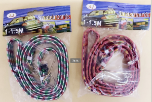 Stretchable Flat Elastic Cords for Car  Motor  Post Cart and Other  Nylon Tension Rope