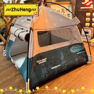 zhuheng Quy mô 1:12 lính cắm trại Lều Nhỏ mô hình di chuyển Búp bê trang trí Cảnh thu nhỏ phụ kiện đạo cụ chụp Ảnh Quà Tặng đồ chơi