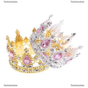 [COD] Technicolore Cotton Doll Retro Crown Headwear Korea Dolls Cotton Doll Crown For Baby Doll Dress Fashion Doll Accessories