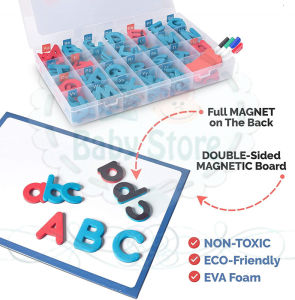 JAWI Arabic Magnetic Alphabets Letters Numbers Symbols Uppercase Lowercase Foam Toys
