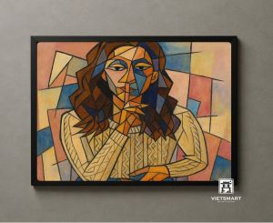 Tranh Nghệ thuật "Bí Mật 2" VIETSMART ART - Acrylic 60 x 90cm