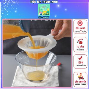 Lưới lọc tách bã siêu mịn. Túi vải lọc sữa đậu nành lọc bã hạt có tay cầm chắc chắn