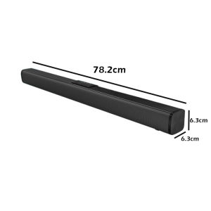 BOSEBT D01 D02+ Rainbow Colourful light Soundbar Wireless bluetooth speaker (38cm length) Rechargeable 3D Surround Sound Portable Speaker