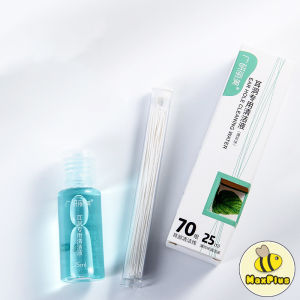 MaxPlus 70 Pcs/set Ear Hole Floss Earrings Hole Cleaner Disposable Piercing Aftercare Cleaner Earrings