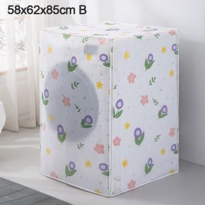 JIYAN2866 PEVA Print Washing Machine Cover Front Load Universal Dust Proof Cover High Quality Waterproof Cover