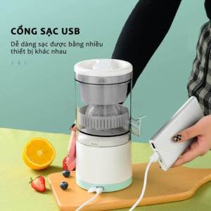 Máy vắt cam tự động Máy ép vắt hoa quả tự động sử dụng sạc USB