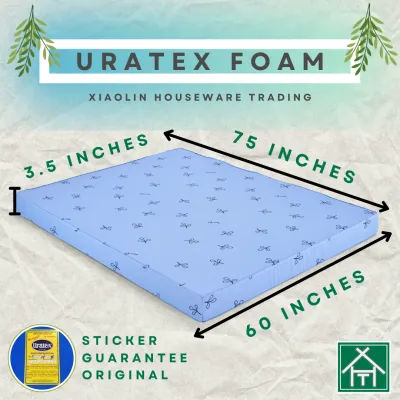 Uratex Foam Original 3.5 Inches Thickness Semi Single Single Double Full Double and Queen Size