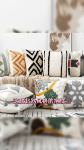 ปลอกหมอนปลอกหมอนปักลายปักลายอย่างประณีตปลอกหมอนเหมาะสำหรับใช้เป็นเลานจ์และพื้นที่อ่านหนังสือ