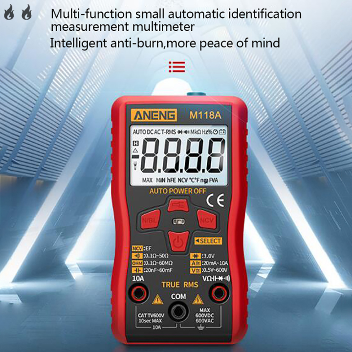 🔥🔥 Aneng Đồng hồ vạn năng kỹ thuật số m118a Máy kiểm tra AC/DC cầm tay ...
