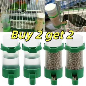 4 Pcs Birds Automatic drinking cups Birds cage Hanging feeders Drinking Bottle  Waterer L feeders