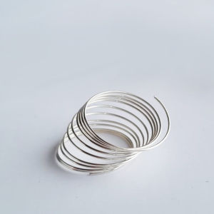 10-ring high quality 0.3mm silver wire for DIY Ring beading flexible wrap adjustable