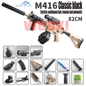 20 2 3 G el Ba l l M4 a 1 Safety Automatic Toy Gun Out do o r Game Bo y To y Soft Gun