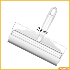 Nurm Long-Handled Floor Hair Sticky Roller with Tearable Adhesive Paper