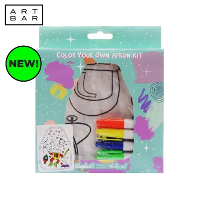 Skylar Diy Apron Kit Ap-003 with Color Pen Space - Art Bar