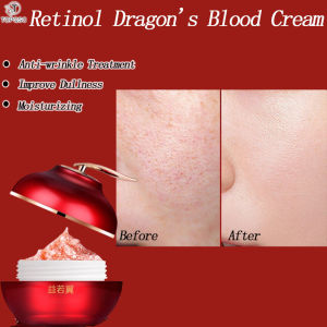 TOPQSC Retinol DragonS Blood Cream Placenta LadyS Cream Concealer Cream Whitening Brightening Moisturizing Hydrating Firming Anti-Aging Anti-Wrinkle Oil Control Shrink Pore Skin Care 50g