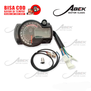 Speedometer Koso Rx2n Rx 2N Set Pangkon Dudukan Spido KROM
