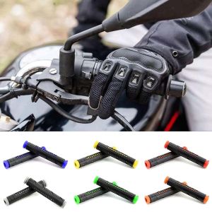 RIN9353 Soft 2Pcs/Set Silicone Sleeve Motorbike Accessories Anti-skid Brake Handle Rubber Bar Motorcycle Handlebar Grip Handle Grip Cover Protector