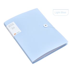 A4/Long Clear Book Folder File Organizer Clear Folder A4/Long Presentation Book 30/60/100 Protectors Multi-layer Document Organizer A4/Long 23X31CM/23.5X35CM