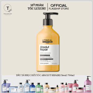 [Loreal] Dầu xả LOREAL PROFESSIONNEL phục hồi tóc hư tổn ABSOLUTE REPAIR LIPIDIUM 750ml