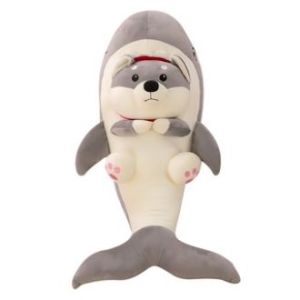 🎉Ready Stock 🎉Stuff Shark Plush Toy Adult Decoration Pillow Kids Sleeping Pillow