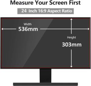Magnetic Privacy Screen Protector for PC Desktop Monitor Prism+ Asus Sonic View Samsung DELL HP 21.5 23.8 24 27 32 Inch Size
