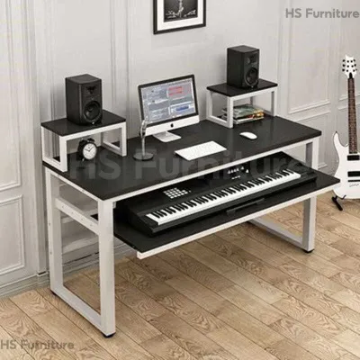 17vm [In stock]Simple modern piano table Electric Piano Studio worktable music table arranger keyboard tuning table household piano stand F2H6C