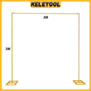 Wedding Arch Backdrop Stand Square Metal Arch Gold Arch Backdrop Balloon Arch Stand Party Backdrop Wedding Rack