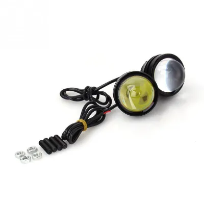 ไฟตัดหมอก Led เลนส์รถยนต์ไฟตัดหมอกไฟวิ่งตอนกลางวัน15W ไฟตานกอินทรีย์12v24v จำนวน2ชิ้น