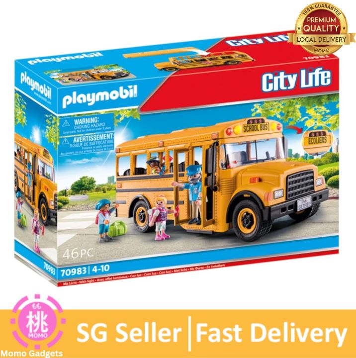 PLAYMOBIL 5680 School Bus New Version Lazada Singapore