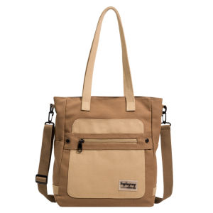 #P305 Retro Style Thick Canvas Material Shoulder Bag Handbag Messenger Bag