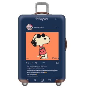 【Free gift】Luggage Protector Elastic Luggage Cover Luggage Suitcase Anti Scratch Dust Proof 行李箱保护套