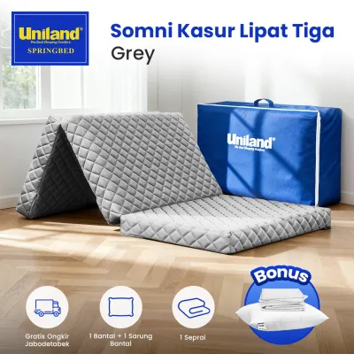 Uniland Somni Kasur Lipat Tiga 90x180 - Busa / Gulung / Lantai / Piknik