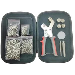 6/10mm Grommet Tool Kit Handheld Hole Punch Pliers Portable Grommet Hand Press Machine Manual Puncher Manual Gas Eye Pliers