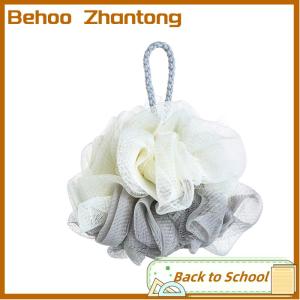 Behoo Shower Mesh Sponge Bath Puffs Bubble Ball Body Exfoliating Brush Soft Cleaner Skin Scrub Back Brush Bathroom Supplies