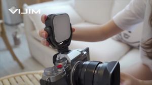 ไฟวิดีโอ LED ปรับได้ Ulanzi Vijim VL66 พร้อมขายึดหมุนได้ 360 องศา ชาร์จได้ สำหรับ DSLR SLR มือถือ ไฟเติมแบบพกพา